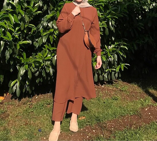 İkili pantolon tunik takım