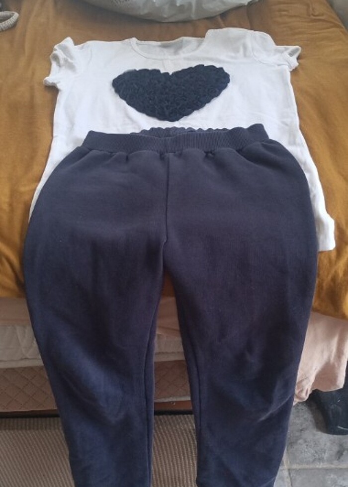 9-10 yaş kız çocuğu eşofman takımı - Görsel 2