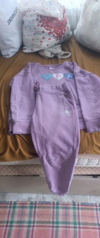 9 yaş kız çocuğu eşofman takımı - Görsel 5