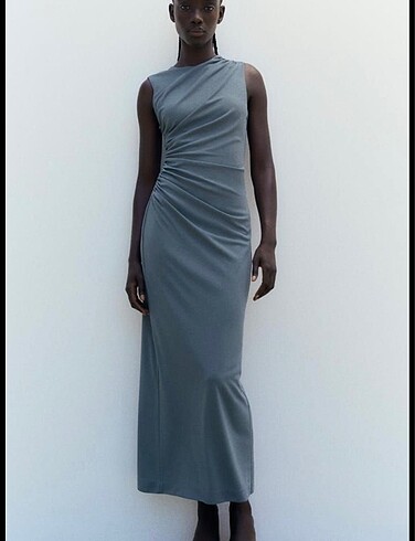 Zara drape elbise