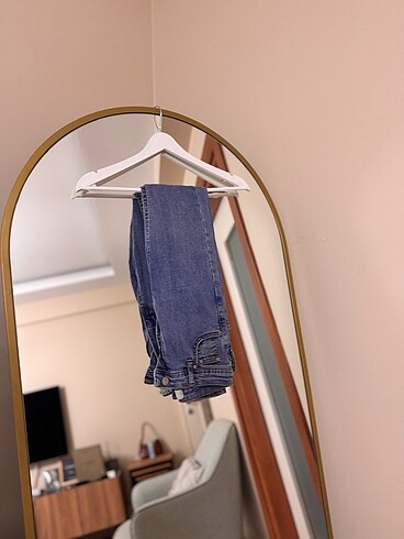 Bershka Dar paça likralı jean