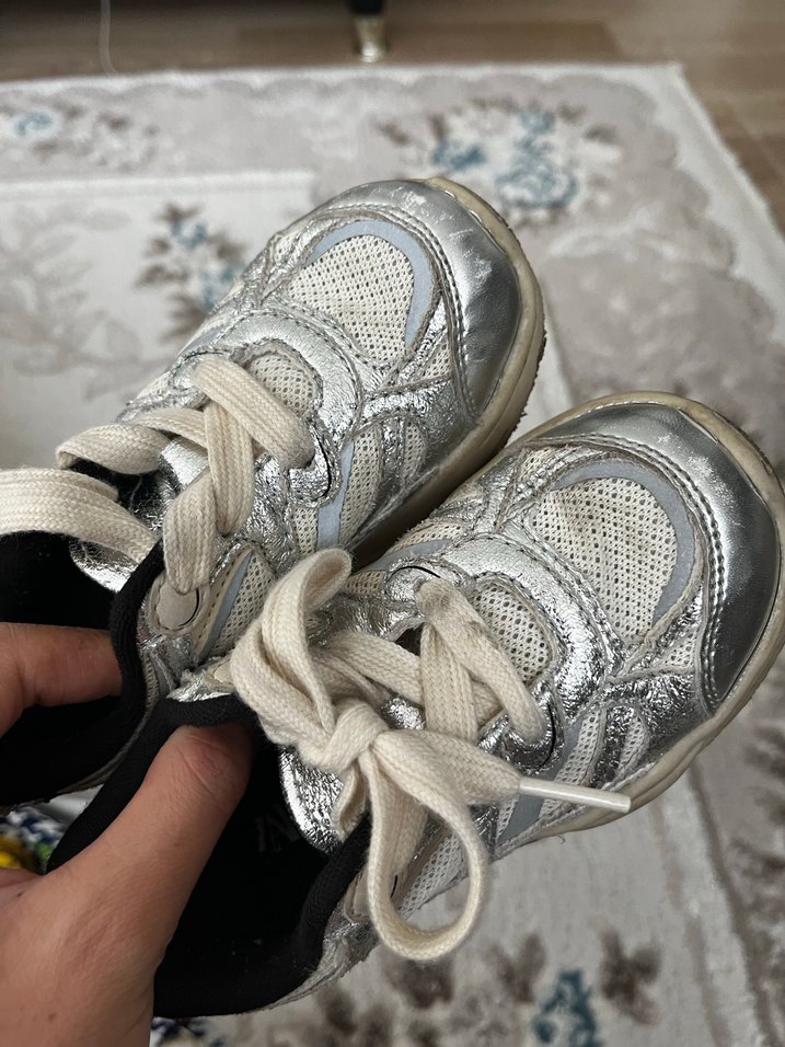 Gri  Kız Çocuk Spor Ayakkabı - Görsel 3