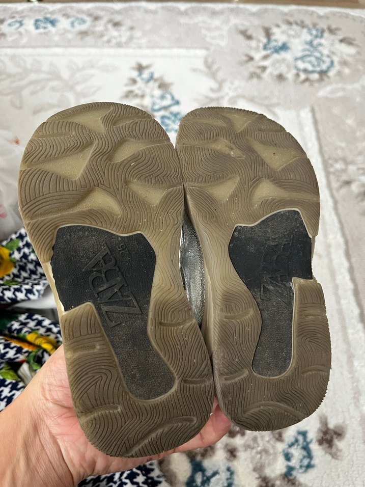 Gri  Kız Çocuk Spor Ayakkabı - Görsel 4