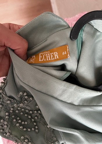 Bohem Vintage Tesettür Abiye Elbise - Görsel 7