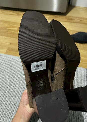 Nine West Kadın taba Süet Topuklu Bot - Görsel 3