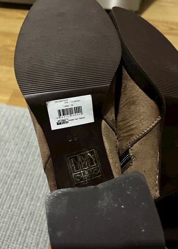 Nine West Kadın taba Süet Topuklu Bot - Görsel 4