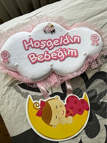Diğer Hoşgeldin bebeğim kapı süsü
