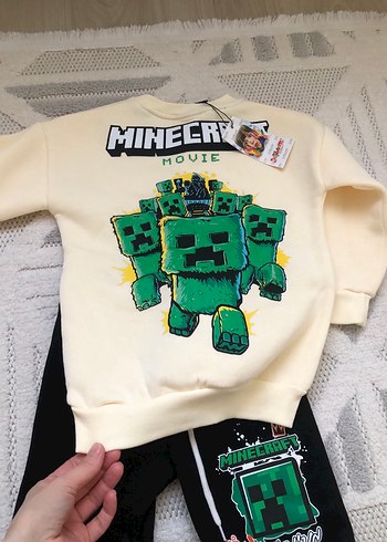 Minecraft Baskılı Erkek Eşofman Takımı - Görsel 3
