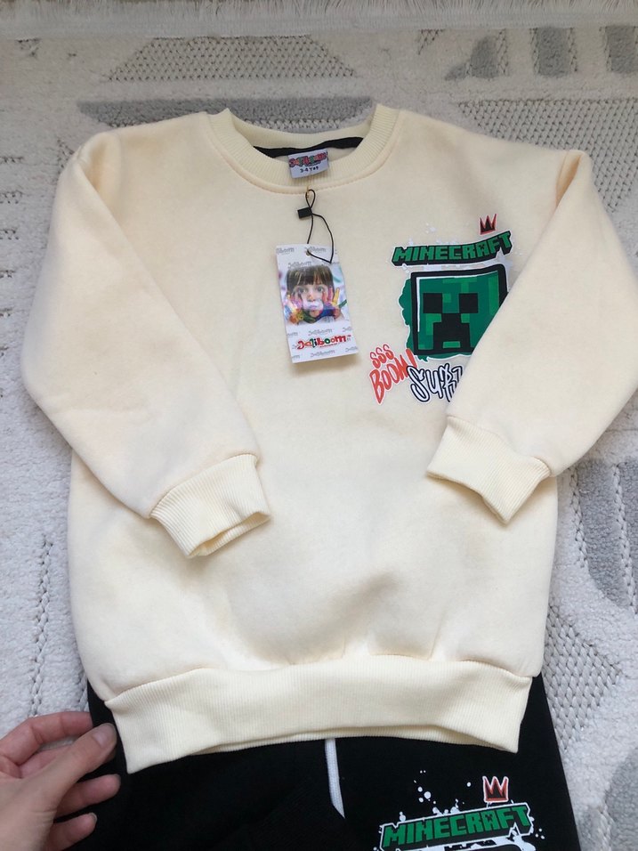 Minecraft Baskılı Erkek Eşofman Takımı - Görsel 2