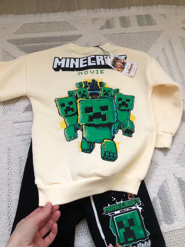 Minecraft Baskılı Erkek Eşofman Takımı - Görsel 3