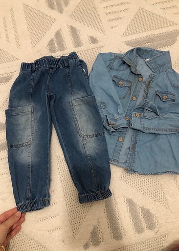 Erkek Çocuk Bol Kesim Kot Pantolon - Görsel 5