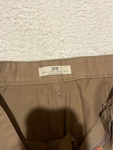 36 Beden kahverengi Renk Stradivarius kargo pantolon