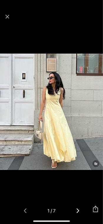 ZW COLLECTİON BALON model midi elbise