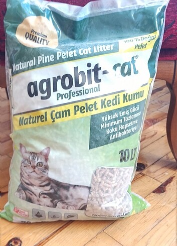 Agrobit Cat Doğal Çam Pelet 10lt