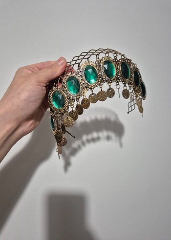 Yeşil Uzun Nakışlı Bohem Kadın Hint Elbisesi - Görsel 4