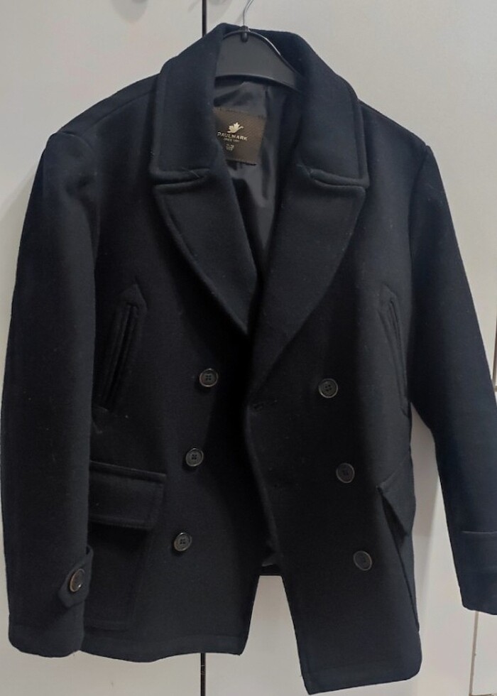 Erkek çocuk kaşe kaban - Görsel 2