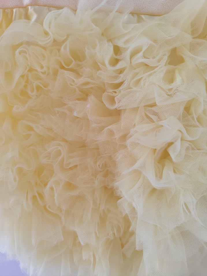 Kız Çocuk Sarı Fırfırlı Elbise le mabelle marka bilen bilir - Görsel 2