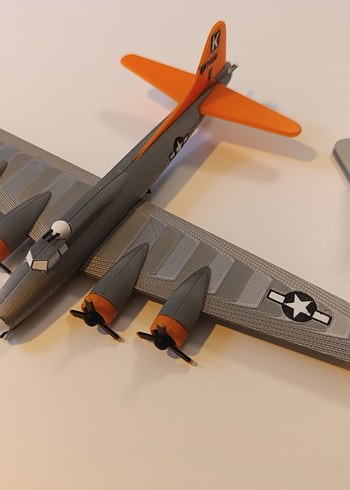 Gri B-17 Model Uçak Seti - Görsel 3