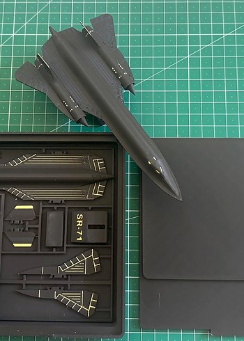 Siyah SR-71 Model Uçak Seti - Görsel 2