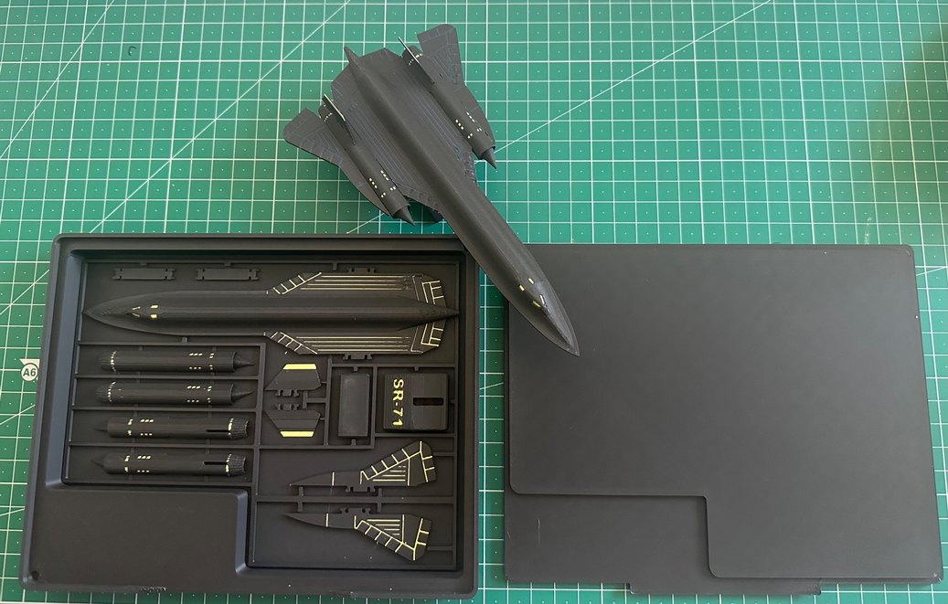 Siyah SR-71 Model Uçak Seti - Görsel 2