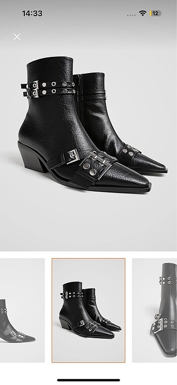 Stradivarius Siyah bot
