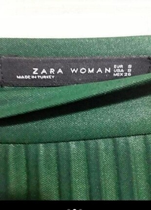s Beden yeşil Renk Orjinal zara etek