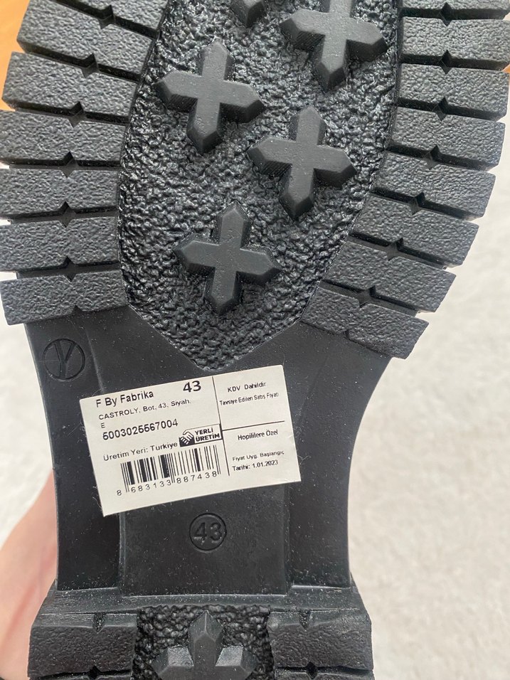 Fabrika erkek bot - Görsel 5