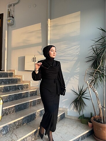 Diğer Parlak likralı elbise