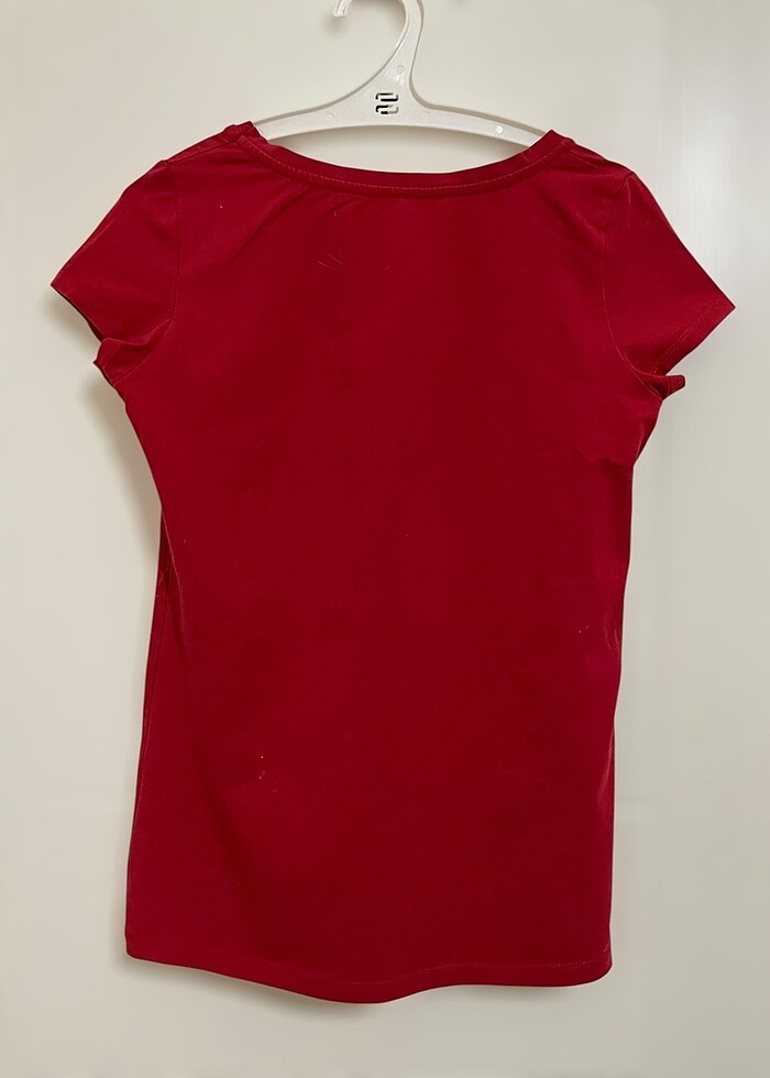 KIRMIZI ESNEK VE UZUN TSHİRT - Görsel 2