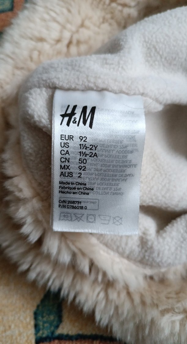 Gri Kürklü Çocuk Kulaklıklı Şapka - Görsel 3