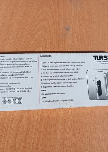 San Silindirli Geniş Tip Kilit -35 - Görsel 2