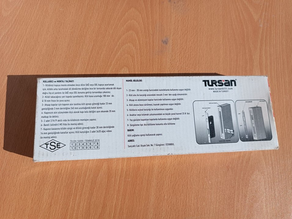 San Silindirli Geniş Tip Kilit -35 - Görsel 2