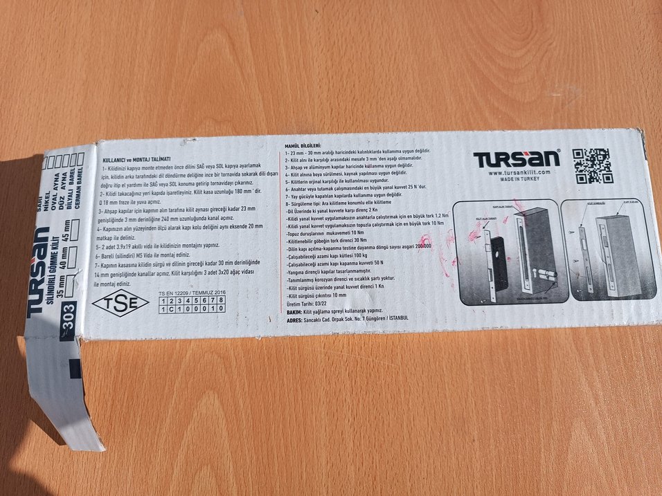 Beyaz Parlak Model Kiti Kilit Seti - Görsel 2