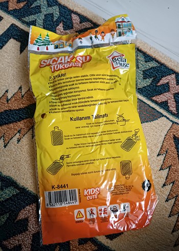 Çocuklar ve büyükler için renkli yeşil sıcak su torbası - Görsel 5