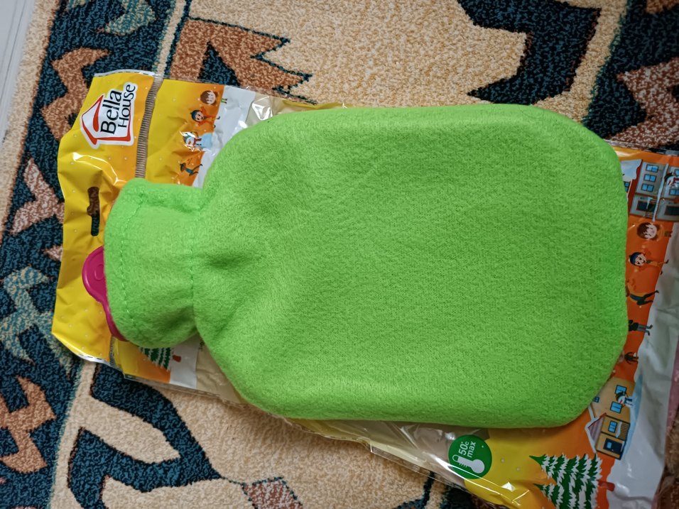 Çocuklar ve büyükler için renkli yeşil sıcak su torbası - Görsel 3