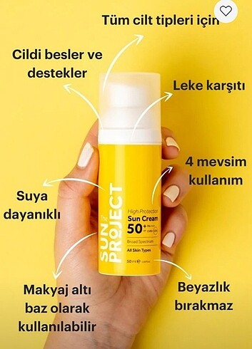 Görkito güneş kremi 50 faktör. 50 ml