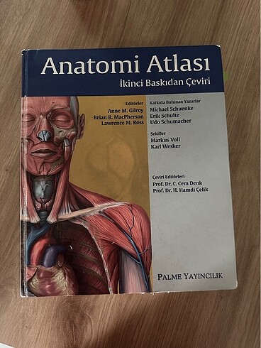 Anatomi atlası renkli palme yayıncılık