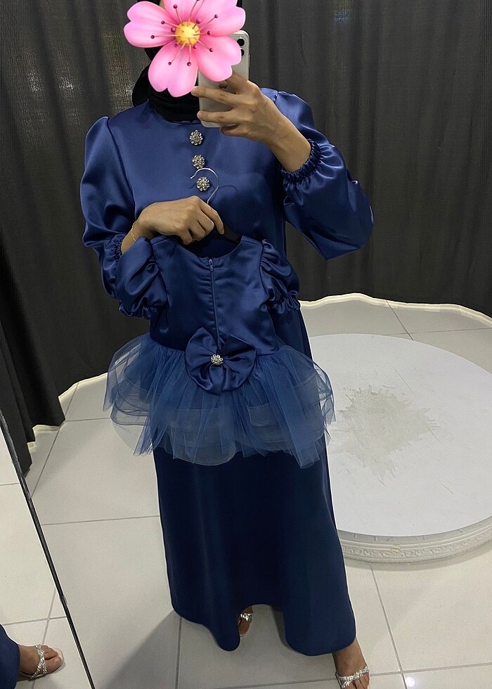 Anne-kız kombin elbise ! - Görsel 3