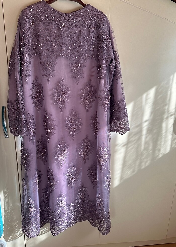 Büyük beden kadın elbisesi - Görsel 2