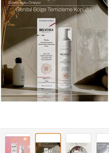 Belvora Floréa Genital Bölge Temizleme Köpüğü 200 ml - Görsel 3