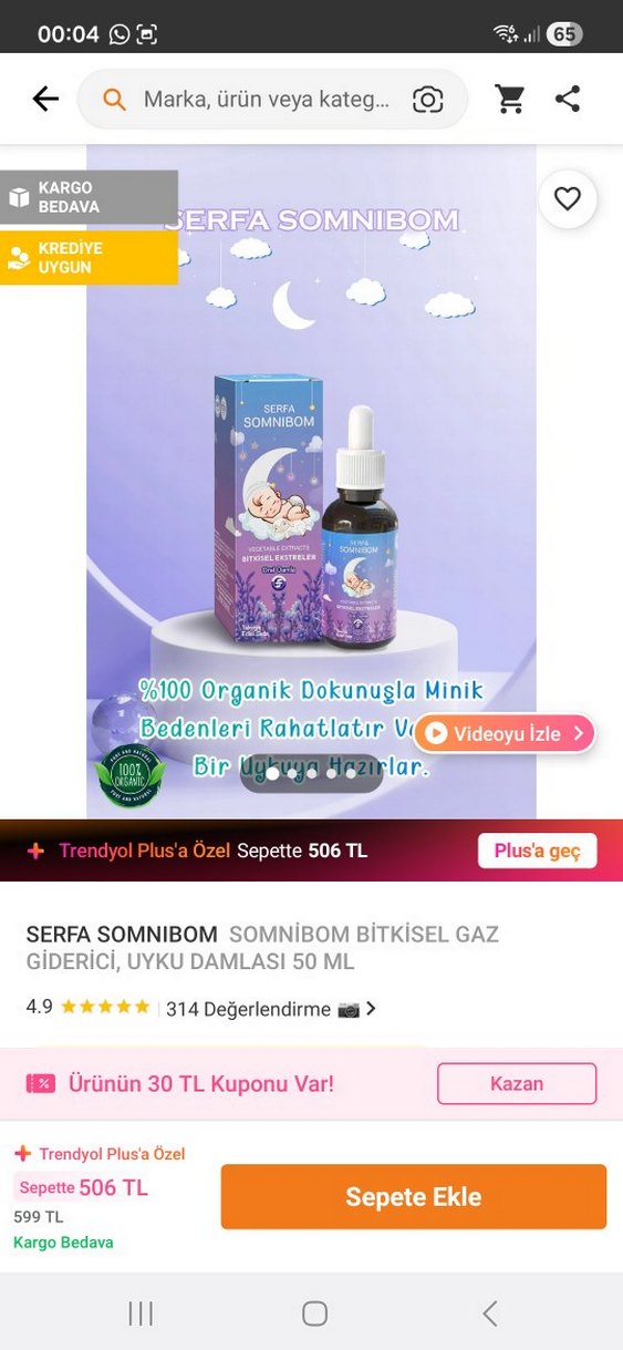 Serfa Somnibom Bitkisel Damla - Görsel 3