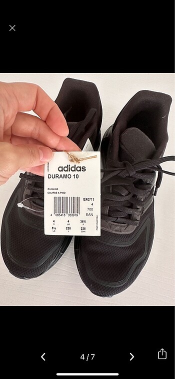 36,5 Beden siyah Renk Adidas kadın spor ayakkabı