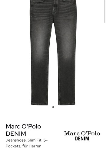 Marc O'Polo Gri Slim Fit Denim Jean