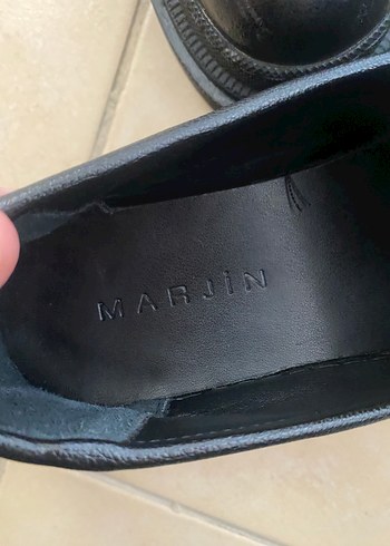 Siyah Deri Goth Platform Topuklu Kadın Loafer - Görsel 4