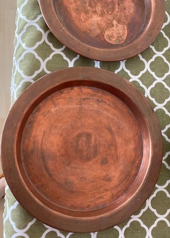 Parlak Kahverengi Geleneksel Tabak Seti - Görsel 2