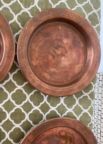 Parlak Kahverengi Geleneksel Tabak Seti - Görsel 6