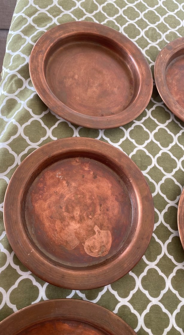 Parlak Kahverengi Geleneksel Tabak Seti - Görsel 3