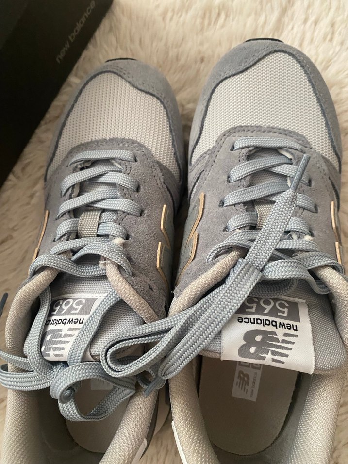 Gri Süet New Balance Kadın Spor Ayakkabı - Görsel 5