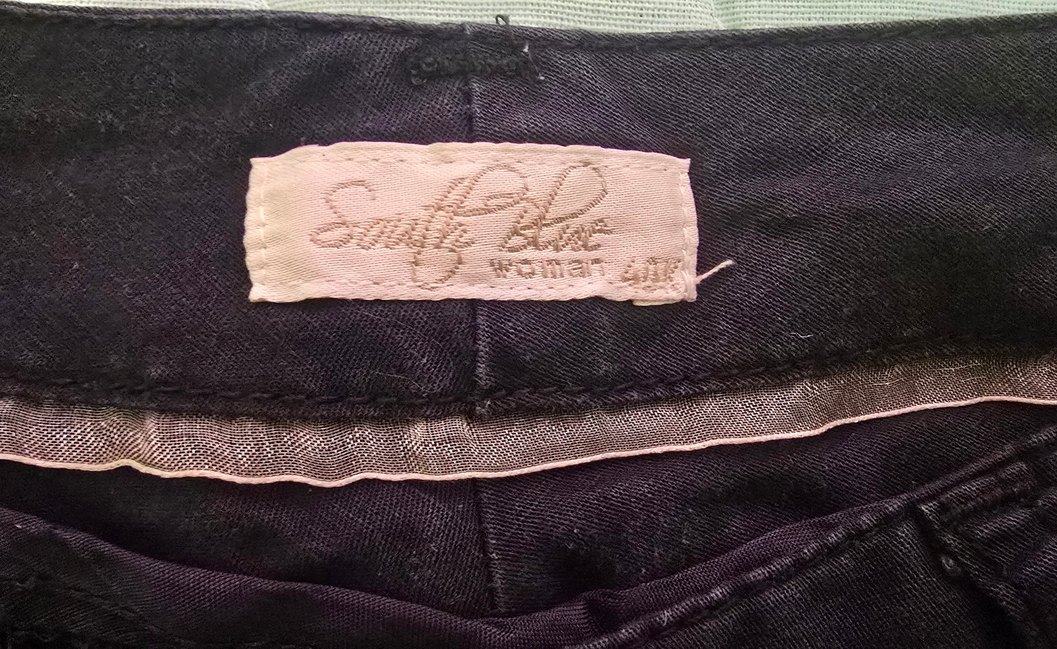 Kadın Siyah ince Denim Rahat Kesim Pantolon - Görsel 5