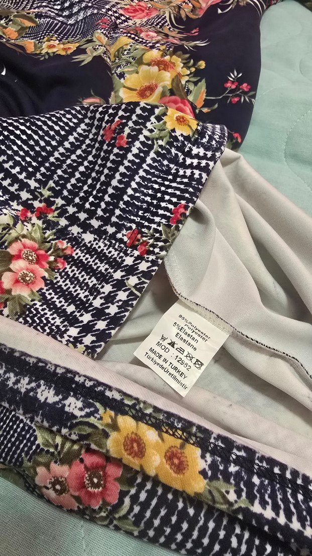 Çiçek Desenli Uzun Bohem Elbise - Görsel 4